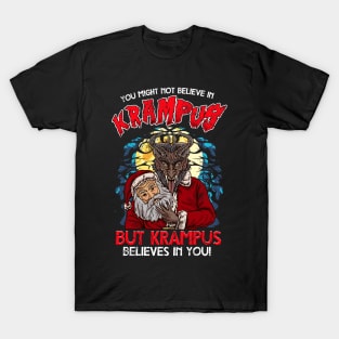 Christmas Krampus Believes In You T-Shirt